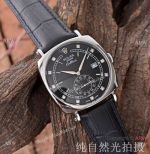 New Copy Rolex Cellini Danaos SS Black Leather Strap Watches
